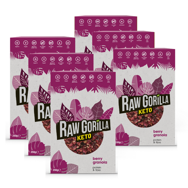 Organic Berry Granola Cereal Keto - 250g - Raw Gorilla