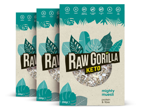 Organic Mighty Muesli Keto - 250g - Raw Gorilla