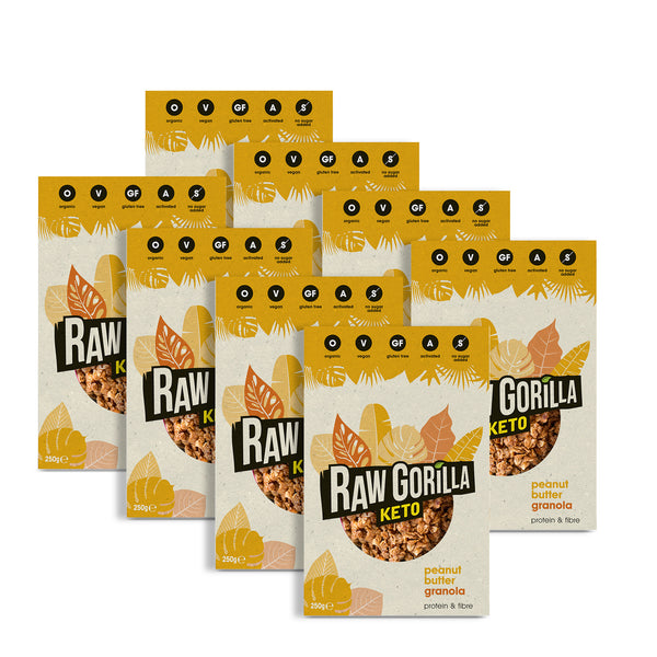 Raw Gorilla Keto Peanut Butter Granola Breakfast 250g