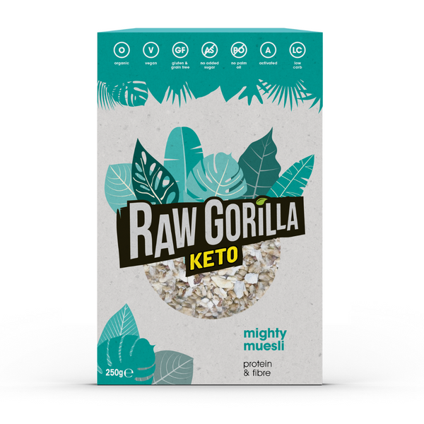 Raw Gorilla KETO ORGANIC Mighty Muesli Breakfast 250g