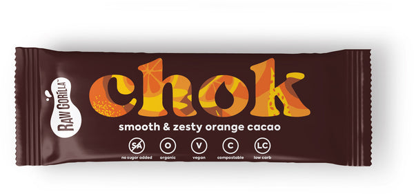 Raw Gorilla zesty orange chocolate
