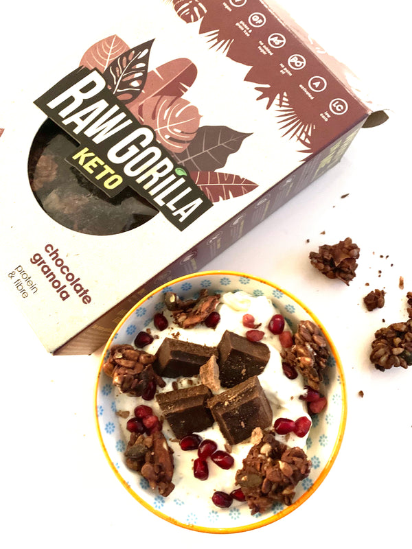 Raw Gorilla KETO ORGANIC Chocolate Granola Breakfast 250g